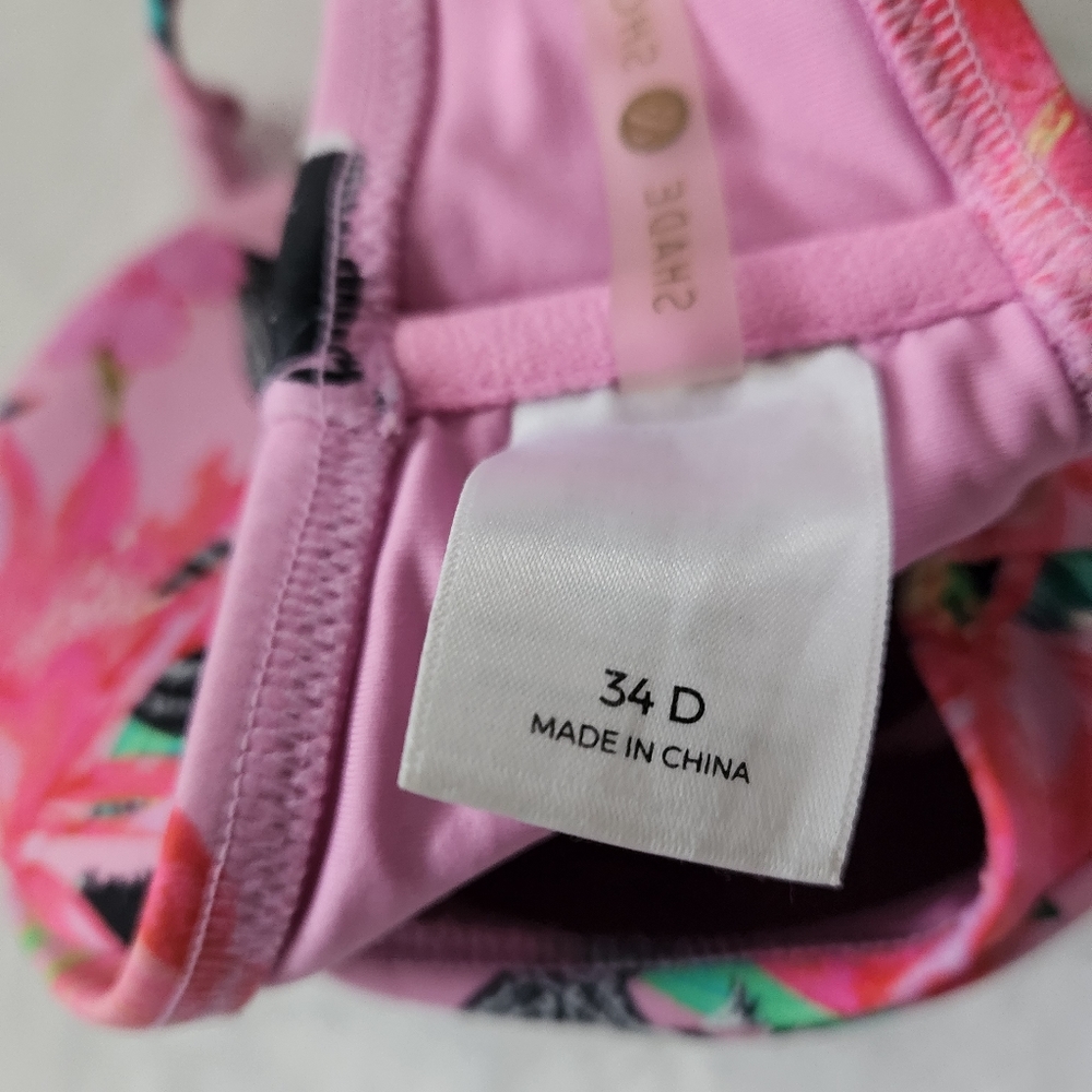 Tropical Pink Shade&Shore Bikini Top - Picture 3 of 3